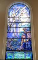New York, Cold Spring Harbor, St. John's Church: Jones Memorial Window:  Annunciation